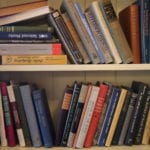 books on shelves