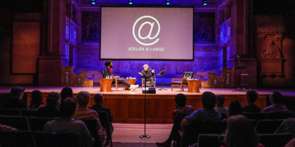 Thumbnail for Princeton University’s Lewis Center for the Arts presents The Atelier@Large: Conversations on Art-making in a Vexed Era with Kyle Marshall and Lorrie Moore