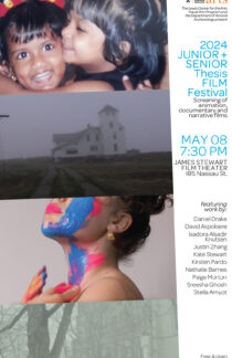 poster for 2024 senior and junior film fest on May 8, 2024